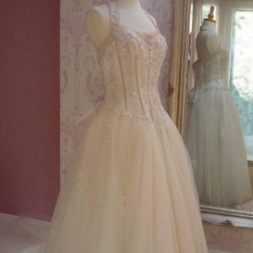 Champagne & Ivory Wedding Dress
